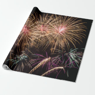 Fireworks Wrapping Paper Cadeaupapier