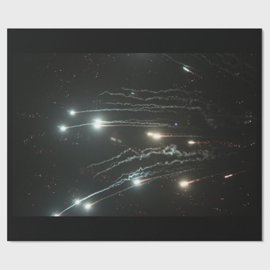 Fireworks Wrapping Paper Cadeaupapier (Vlak)