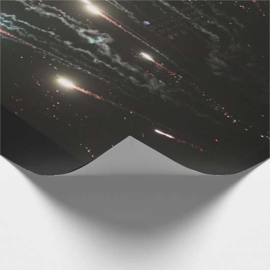 Fireworks Wrapping Paper Cadeaupapier (Hoek)