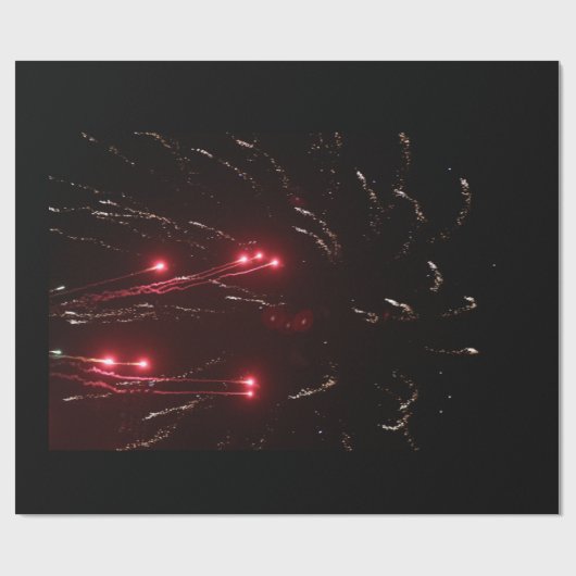 Fireworks Wrapping Paper Cadeaupapier (Vlak)