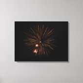 Fireworks zwart canvas afdruk (Voorkant)