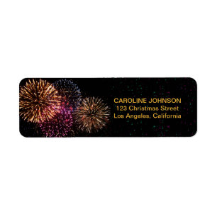  	FireworksReturn-Adresetiketten Etiket