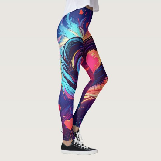 Firey Love Leggings (Rechts)