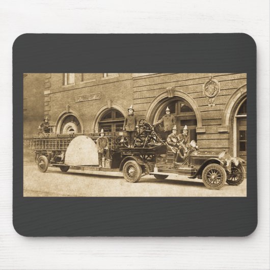 firma Hook and Ladder Fire Company uit de jaren 2 Muismat (Voorkant)