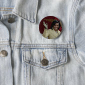 First African American First Lady - Gepersonalisee Ronde Button 5,7 Cm (In situ)