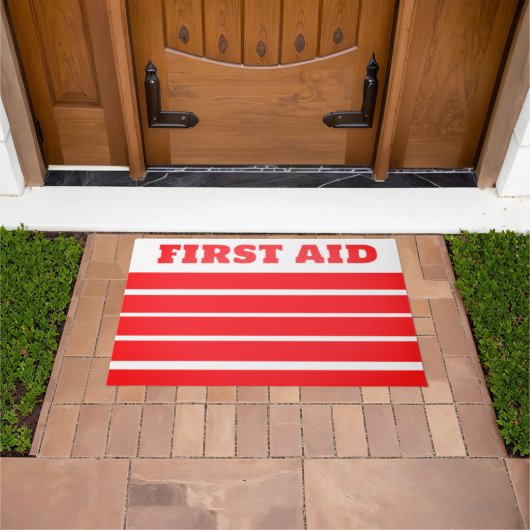 FIRST AID DEURMAT (Buiten)