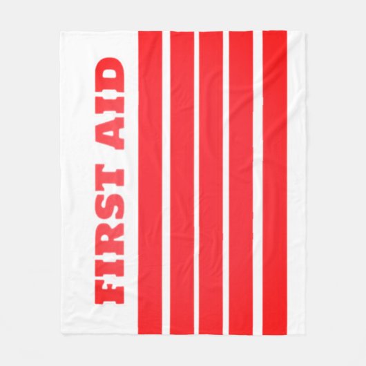 FIRST AID FLEECE DEKEN (Voorkant)