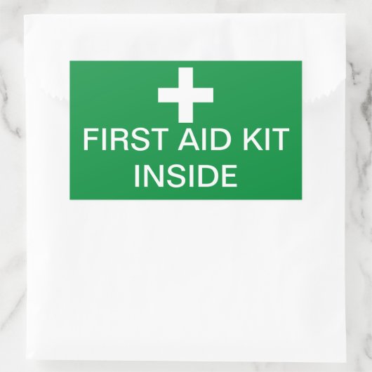 First Aid Kit Inside Sticker (Tas)