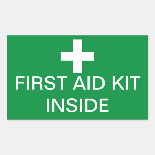 First Aid Kit Inside Sticker (Voorkant)