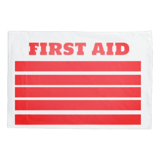 FIRST AID KUSSENSLOOP (Achterkant)
