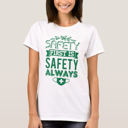 First aid saves lives t-shirt (Voorkant)