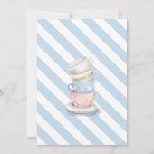 First Alice in Wonderland verjaardagsuitnodiging Kaart (Achterkant)