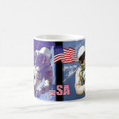 First American Astronaut Space Walk Koffiemok (Center)