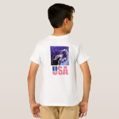First American Astronaut Space Walk T-shirt (Achterkant volledig)