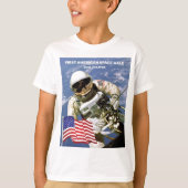 First American Astronaut Space Walk T-shirt (Voorkant)