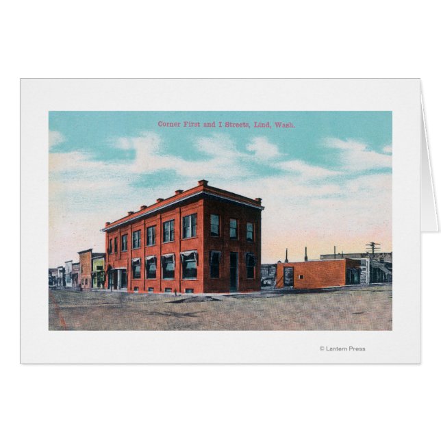 First and I Street CornerLind, WA (Voorkant Horizontaal)