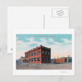 First and I Street CornerLind, WA Briefkaart (Voorkant / Achterkant)