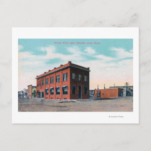 First and I Street CornerLind, WA Briefkaart