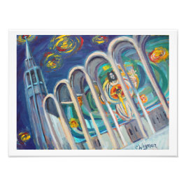 First Baptist Church Print Foto Afdruk