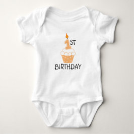 First Birthday Baby Bodysuit