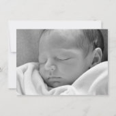 First Birthday Baby Formele Uitnodiging (Achterkant)