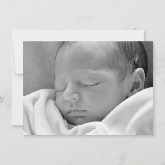 First Birthday Baby Formele Uitnodiging (Achterkant)