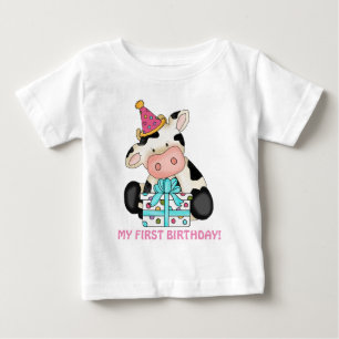 First Birthday girl koe baby t-shirt