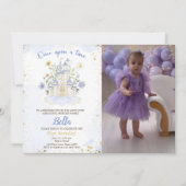 First birthday party a Princess Castle Photo Kaart (Voorkant)