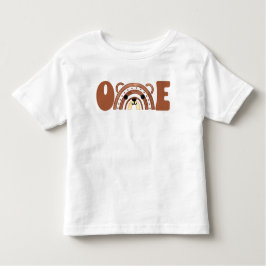 First Birthday Woodland Beer Boho Rainbow Kinder Shirts