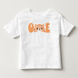First Birthday Woodland Fox Boho Rainbow Kinder Shirts