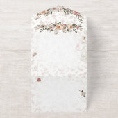 First Bloom All-in-One Baby Shower Uitnodiging met (Buiten)
