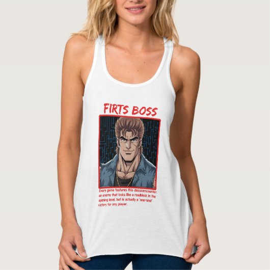 First Boss Tanktop (Voorkant)
