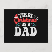 First Christmas as a Dad Fathers to be New Baby Briefkaart