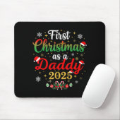 First Christmas As A Daddy 2025 New Dad Xmas  Muismat (Met muis)
