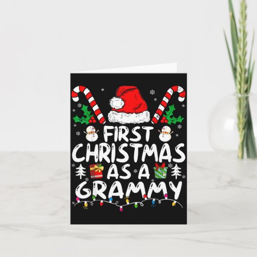 First Christmas As A Grammy New Grammy  Kaart (Voorkant)