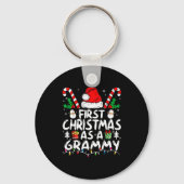 First Christmas As A Grammy New Grammy Sleutelhanger (Voorkant)
