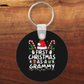 First Christmas As A Grammy New Grammy  Sleutelhanger (Voorkant)