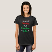 First Christmas As A Grandma Xmas First Time Gran T-shirt (Voorkant volledig)