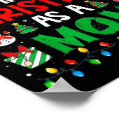 First Christmas As A Mom 2025 Family Matching 1st Poster (Hoek)