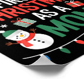 First Christmas As A Mom 2025 Family Matching Holi Poster (Hoek)