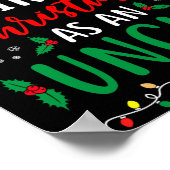 First Christmas As An Uncle New Parents Xmas Match Poster (Hoek)