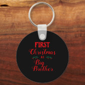 First Christmas As Big Brother Family Matching  Sleutelhanger (Voorkant)