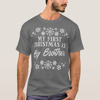 First Christmas As Big Brother Xmas Pregnancy Anno T-shirt