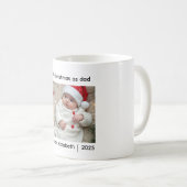 First Christmas As Dad Mug Koffiemok (Voorkant rechts)
