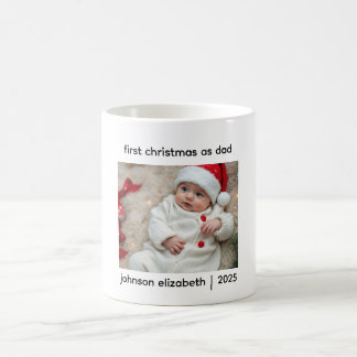 First Christmas As Dad Mug Koffiemok