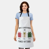 First Christmas as Family of Three Gift Schort (Gedragen)