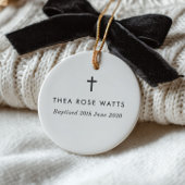 First Christmas as Godparents Photo Keramisch Ornament