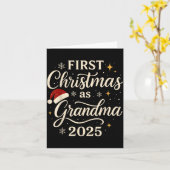 First Christmas As Grandma 2025, Christmas With Sa Kaart (Gele Bloem)