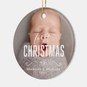 First Christmas as Grandma Grandpa Ornament 2021 (Links)