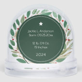 First Christmas as Grandparents Gift Snow Globes Sneeuwbol (Achterkant)